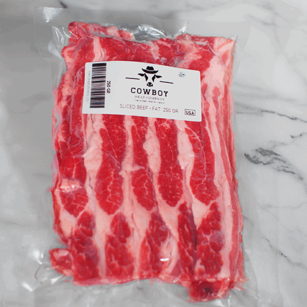 Beef Slice Fat USA 250 G