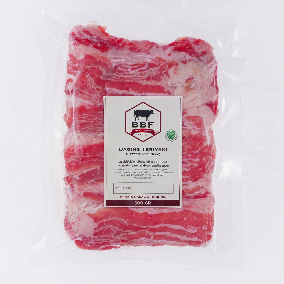 Daging Teriyaki (Fatty Sliced Beef) 500 G